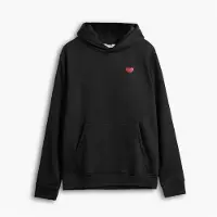 Copenhagen Legacy Sweat à Capuche Homme imprimé cœur Noir