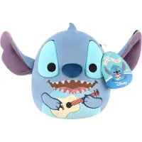 Jazwares Peluche Lilo & Stitch Squishmallow, Stitch avec guitare, 20 cm