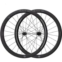 Black Inc Forty Five Cl Disc Tubeless Ceramic Road Wheel Set Argenté 12 x 100/12 x 142 mm / Shimano/Sram HG