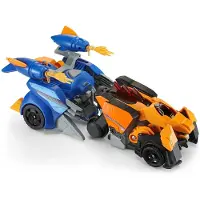 Vtech 3 In 1 Switch & Go Dinos Spinosaurio-pterodactyl Dinocar Spanish Version Refurbished Orange Enfants