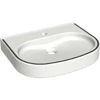 Kwc Meuble-lavabo , Variuscare, MIRANIT, 450x120x350 mm, accessible aux personnes à mobilité réduite, avec motifs colorés