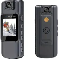 INF Caméra corporelle portable HD 1080P avec audio et clip arrière