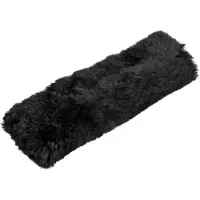 Lampa Coussin à langer en peau de mouton véritable - Noir