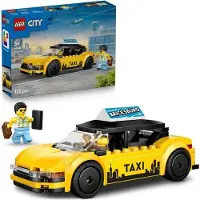 LEGO Taxi Jaune City 60487, Jouet Voiture de Construction, Garçon ou Fille 5 ans et Plus