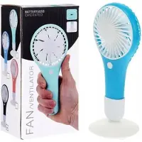Koopman Mini-ventilateur manuel compact et portable avec batterie & USB, 2 vitesses, silencieux & efficace
