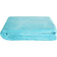 COFI Couverture douillette 220x240 cm Couverture polaire Couverture de salon en polyester Couvre-lit pétrole