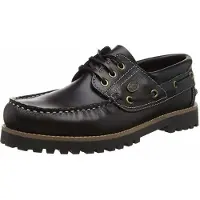 Dockers by Gerli Herren Mokassins Bootsschuhe - Schwarz, Cafe oder Reh