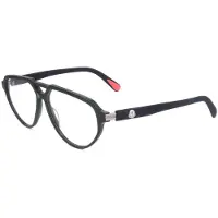 Moncler Lunettes de Vue ML5162 57/13/145 Shiny dark green Acetate MAN ML5162