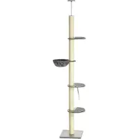 SUGIFT Tour d'escalade pour chats, système de suspension au plafond