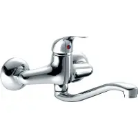 KFA Robinet de cuisine Baryt mural chrome (550-910-00)