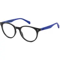 Polaroid Kids Lunettes de Vue PLD D814/T 47/18/130 Black blue Polyamide frames TEEN PLD D814/T