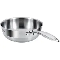 Arthur Martin Poêle – – AM4490 – Ø 20 cm – Acier inoxydable 18/10 – Convient à tous les types de plaques de cuisson, y compris l'induction