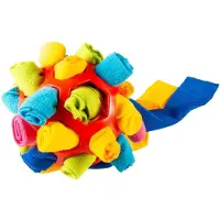 Duvo+ Sniff & snack balle multicolore jouet pour chien