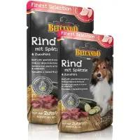 Belcando Finest Selection Wołowina z kluskami i cukinią 12x125 g mokra karma dla psa