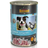 Belcando Super Premium Junior Volaille, œufs 24x400 g nourriture humide pour chiots