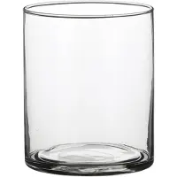 Mica Decorations Vase en verre Carly, cylindrique, transparent, Ø 12 x 15 cm (1.70 l)