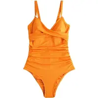 Next Maillot de bain modelant orange
