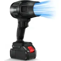 OEM Mini-souffleur - Souffleur à turbine sans fil - Avec chargeur - Portable - Souffleur à main - Souffleur à air comprimé - Idéal pour déblayer les feuilles mortes, la poussière et la neige.