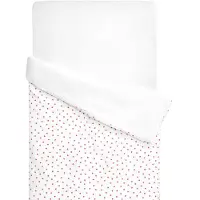 Sevira Kids Housse de couette réversible Lovio - 80 x 120 cm - Rouge | par