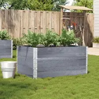 Prolenta Maison Exclusive - Jardinière grise 120 x 80 cm en pin massif