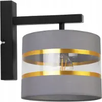 Light11 HOME Applique murale élégante Kinkiet dorée, abat-jour 20 cm, LED, style moderne