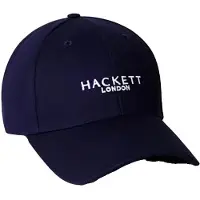 Hackett London pour homme. HM0400074 Casquette marine Contrast Brand (OSFA), Casuel, Coton