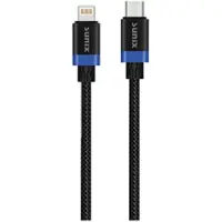 Sunix 20W Type-C vers iPhone Câble de charge Fast Charging Câble de charge rapide Câble de données compatible avec iPhone 14, 13 Pro, 12 Pro Max, iPad