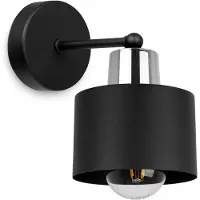 Light11 HOME Applique murale Kinkiet, plafonnier, abat-jour noir, LED, style moderne