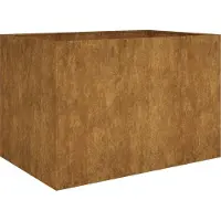 Syfax Lit surélevé 120x80x80 cm acier corten