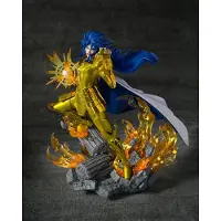 Tamashii Nations Saint Seiya Gemini Saga Figuarts Zero Metallic Touch Pvc 21 Cm Figure Doré