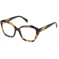 Blumarine Lunettes de Vue - - VBM850 - Acétate - Avana marrone/verde - Femme 53/17/140