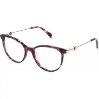 Blumarine Lunettes de Vue - - VBM879S - Avana ciclamino lucida - Acétate - 53/18/135