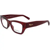 Ferragamo Lunettes de Vue SF2922 53/19/145 Trasparent red Injected WOMAN SF2922