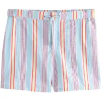 Next Shorts de bain bleu clair / jaune pastel / homard / blanc