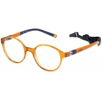 Sting Lunettes de Vue - - VSJ666 - Junior mixte - Orange transparent brillant - Plastique injecté - 44/17/120