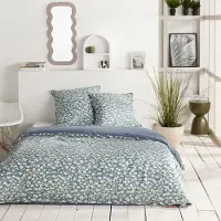 TODAY Housse De Couette Sunshine 220x240 Cm Avec 2 Taies 63x63 Cm Coton 100% Bleu