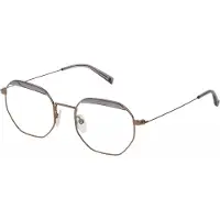 Sting Lunettes de Vue - - VST293V - Oro grigio lucido - Métal - 50/19/140