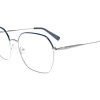 Longchamp Lunettes de Vue LO2152 N 53/19/140 Silver/blue Metal WOMAN LO2152 N