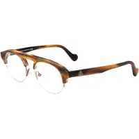 Moncler Lunettes de Vue ML5016 49/21/150 Light brown Plastic MAN ML5016