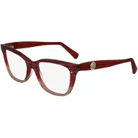 Longchamp Lunettes de Vue LO2744 N 55/16/140 Textured red Acetate WOMAN LO2744 N