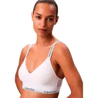 Calvin Klein Lv00qf8504 Bralette Bra Blanc 2XS Femme