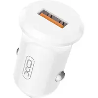 XO Chargeur universel pour voiture, de la marque , compatible avec les allume-cigares (USB, 2A, 18W), doté de la fonction de charge rapide, de couleur blanche