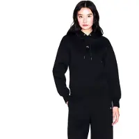 Armani Exchange pour femme. XW001829AF10818UC001 Sweatshirt boxy noir (M), Casuel, Coton