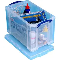 Really Useful Box Box Boîte de rangement 24 litres transparente