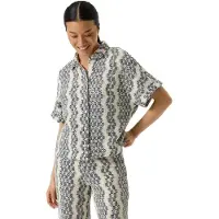 Garcia O260023 Short Sleeve Shirt Beige XL Femme