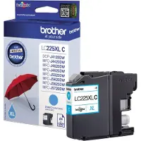 Brother LC-225XLC - Cyan - Cartouche d'encre - Grande capacité