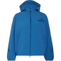 Adidas Z.n.e Woven Full Zip Sweatshirt Bleu L / Regular Femme