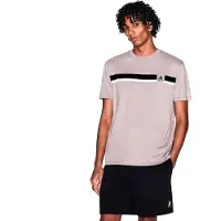 Armani Exchange pour homme. XM001792AF12308U6107 T-shirt Regulan avec bandeau taupe (XS), Casuel, Coton, Manche courte