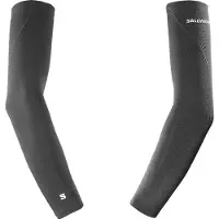 Salomon - Manchettes légères et respirantes - Sleeves U Deep Black en Silicone - Taille XS - Noir