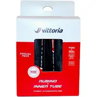 Vittoria Rubino V G2 2 X Tubes 700c X 30 Road Tyre Clair 700C x 30
